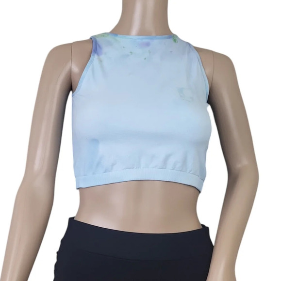 Free People Intimately Ice Tie Dye  Women's Crop Top - Picture 1 of 3